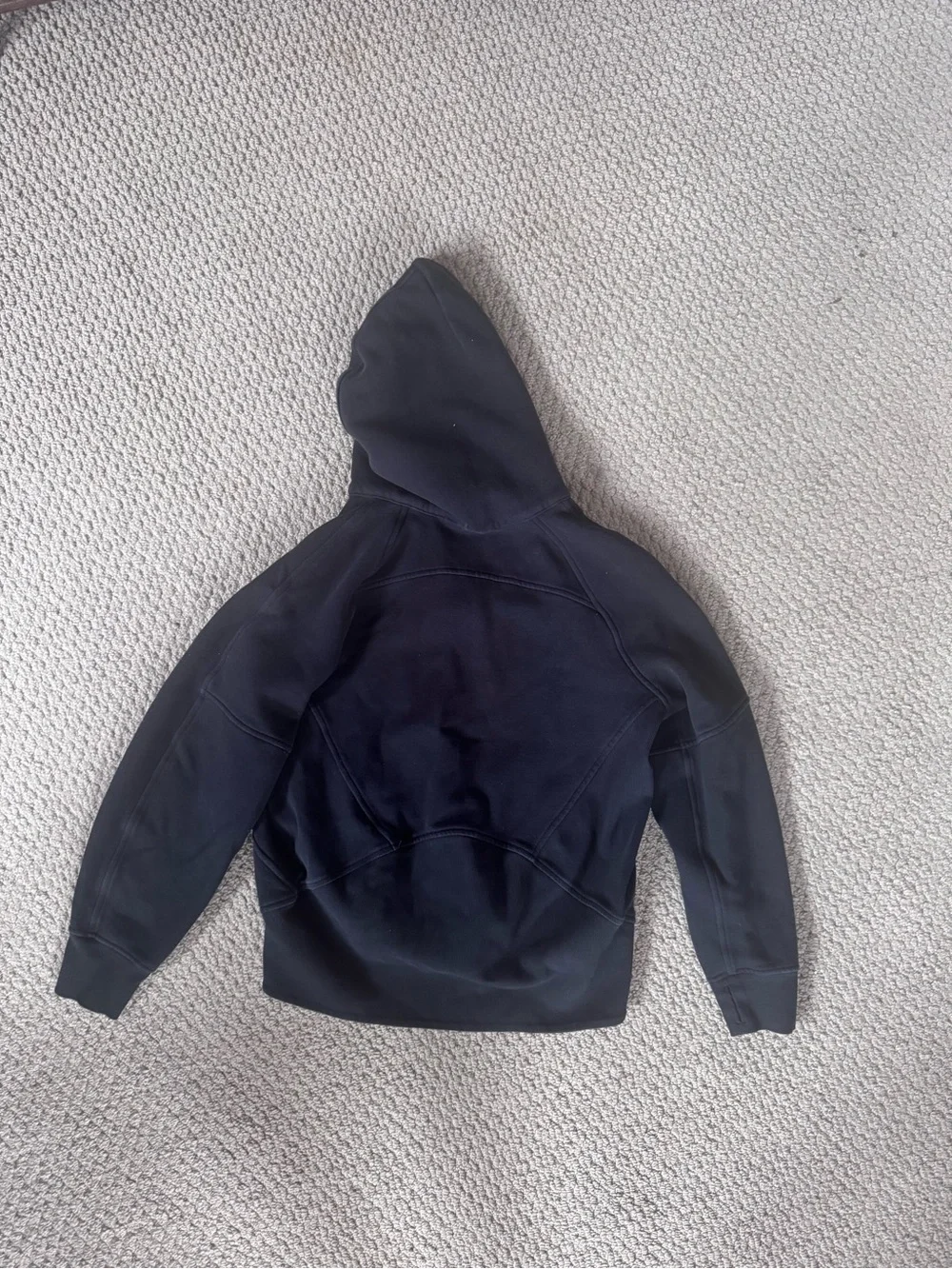 Lululemon Scuba Oversized Half-Zip Hoodie Long Black/Gold XS/S